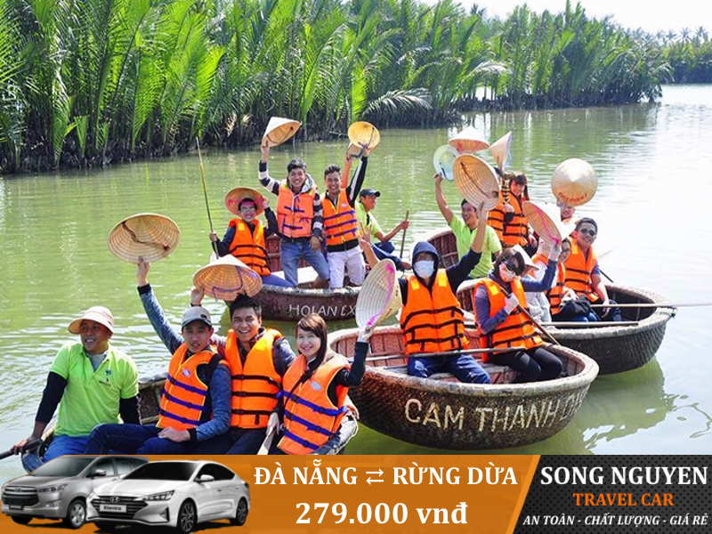 Thuê xe Đà Nẵng đi Rừng Dừa Bảy Mẫu Hội An giá rẻ nhất từ 279K