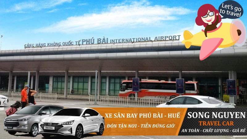 Xe đưa đón từ sân bay Phú Bài đi Huế
