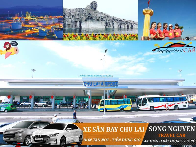 Thuê xe đưa đón sân bay Chu Lai Núi Thành giá rẻ từ 119K