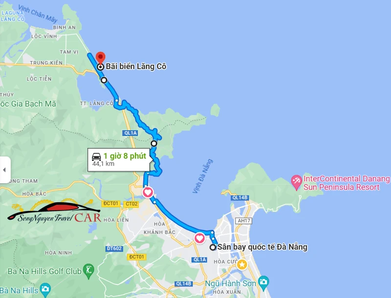 How to get from Da Nang to Lang Co Bay via Hai Van Pass